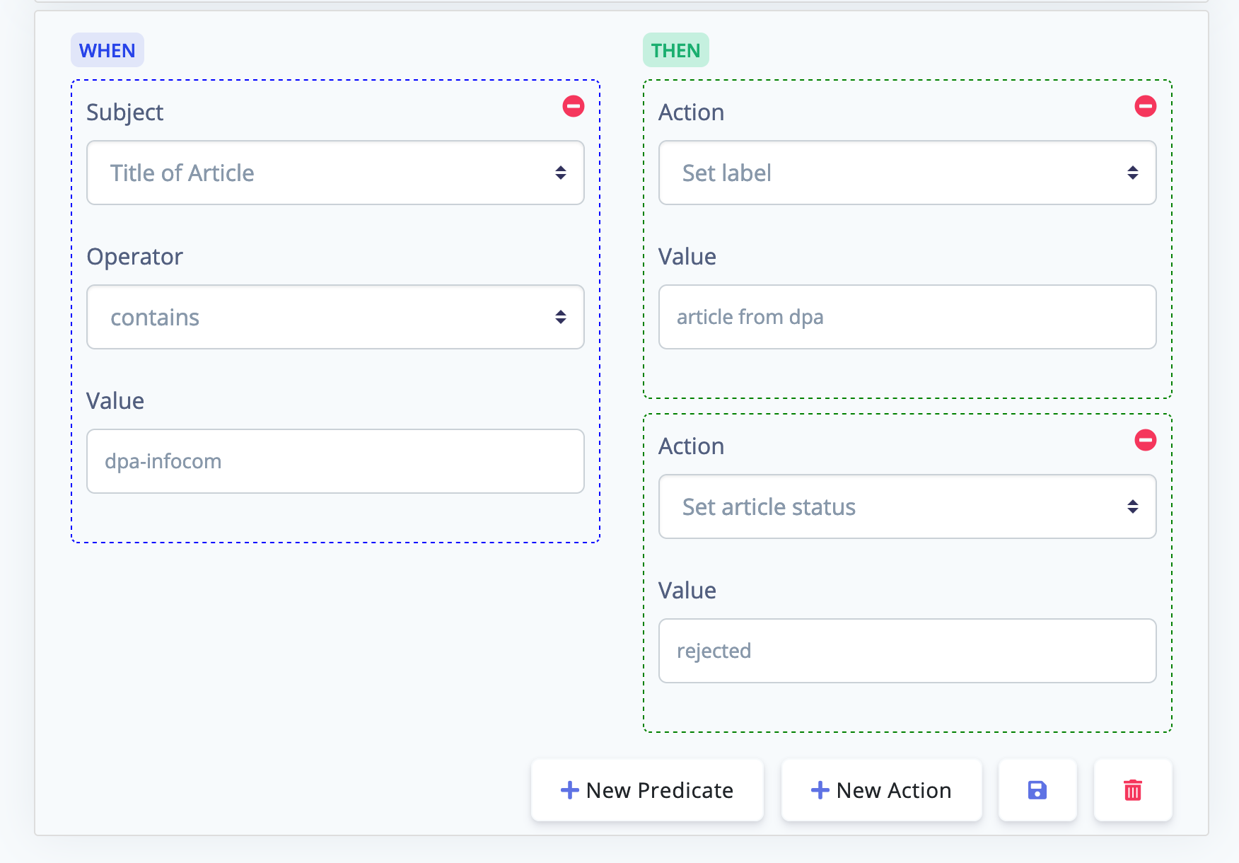 Excluding articles from Text-to-Speech conversion based on certain text