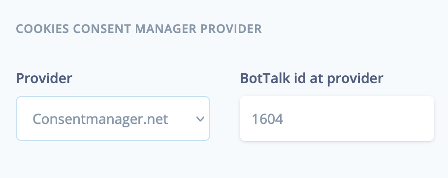 BotTalk Audio CMS - Cookies Consent Manager Provider 