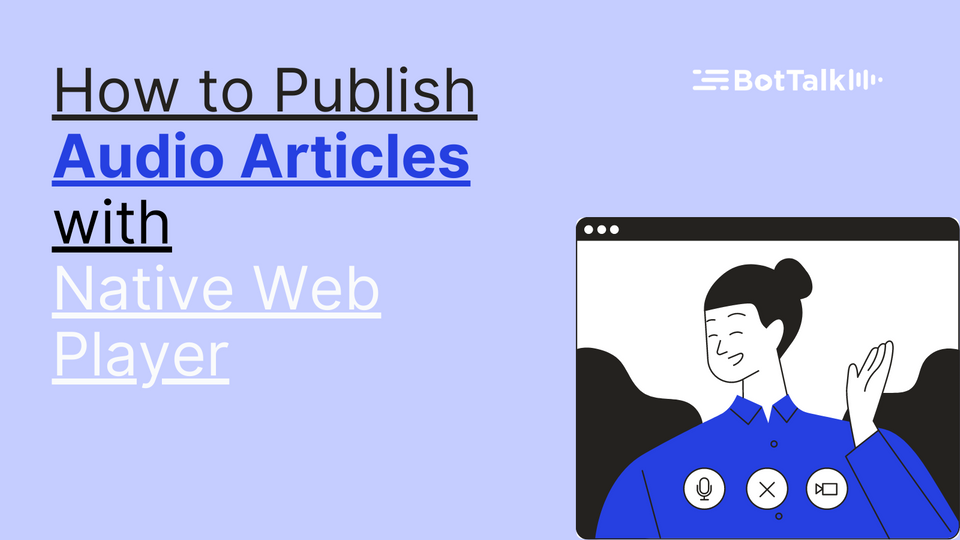 [Docs] How to Publish Audio Articles with Native Web Player